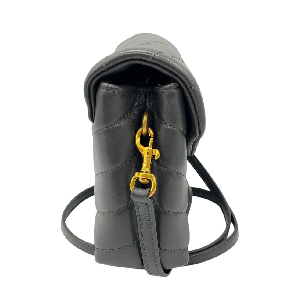Saint Laurent Grey 2021 Loulou Leather Toy Mini Bag - Picture 3 of 16